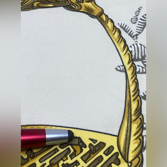 Hermes Vintage Silk Scarf Etriers Carre 90 By F.de La Perriere - Picture 16 of 16